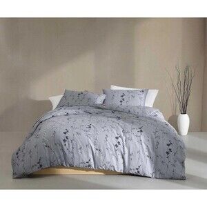 Calvin Klein Wildflower Queen Duvet Cover + 2 Shams Dusk New